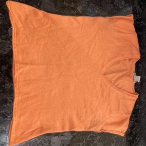 Neiman Marcus Coral Cashmere top